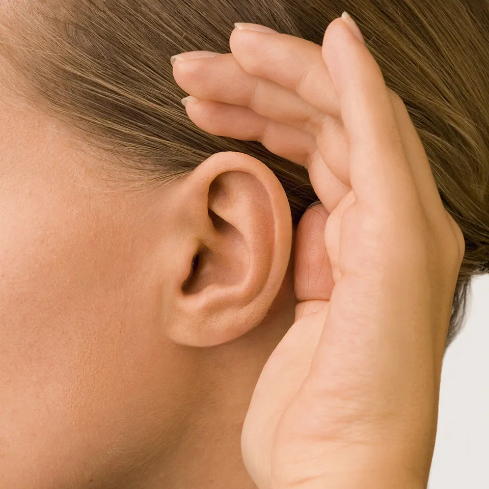 all about hearing impermaint close up ear listening